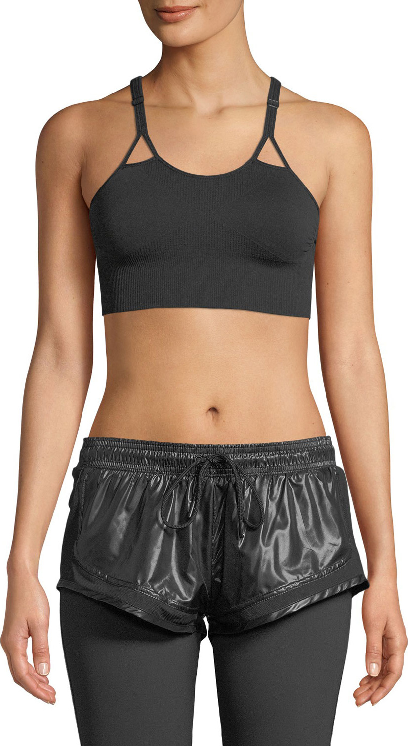 Adidas By Stella McCartney Seamless Cross-Back Sports Bra