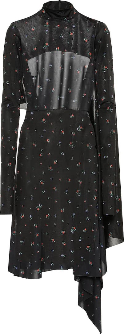 Vetements Floral jersey midi dress