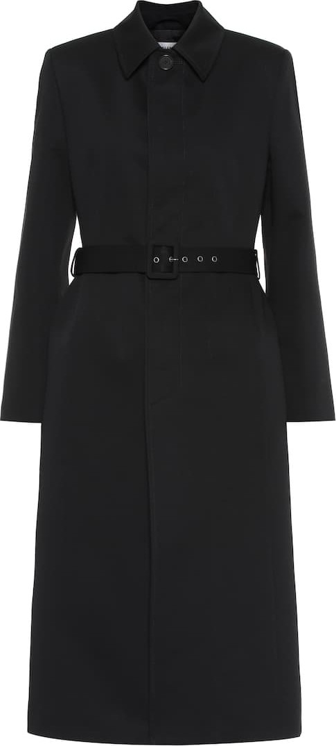 Balenciaga Hourglass cotton twill trench coat