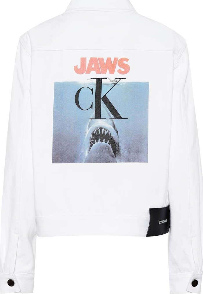 Calvin Klein 205W39NYC Printed denim jacket
