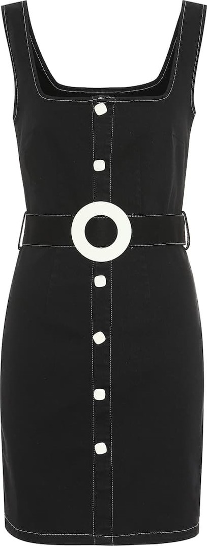 Solid & Striped Stretch-cotton denim minidress