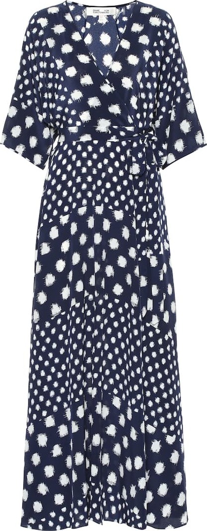 DIANE von FURSTENBERG Eloise silk crêpe de chine maxi dress