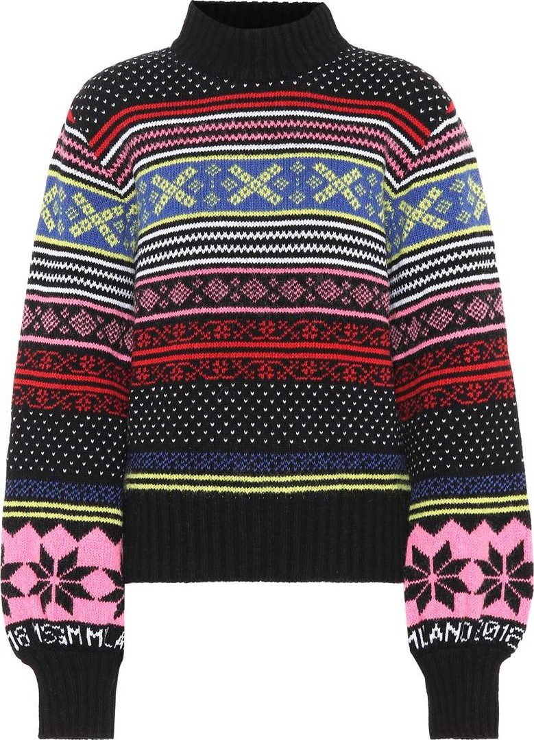 MSGM Wool and mohair-blend sweater