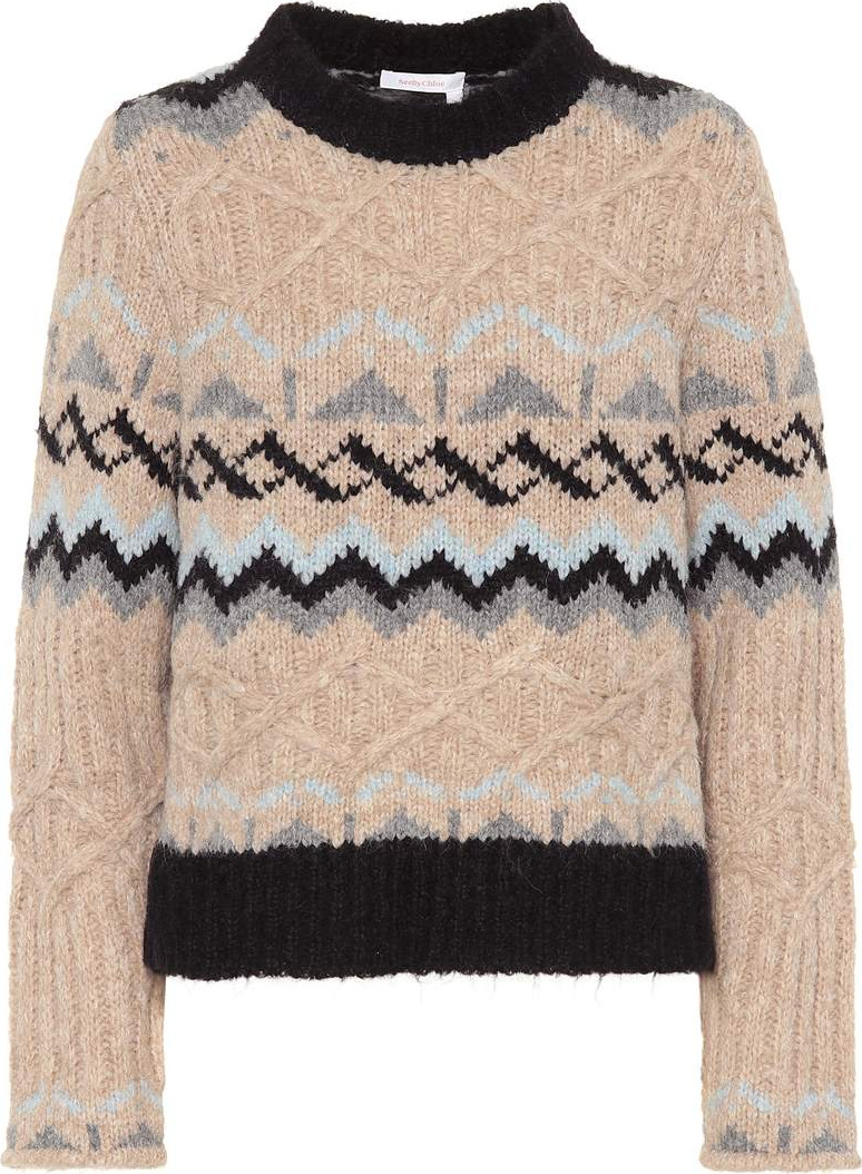 See By Chloé Alpaca and wool blend sweater