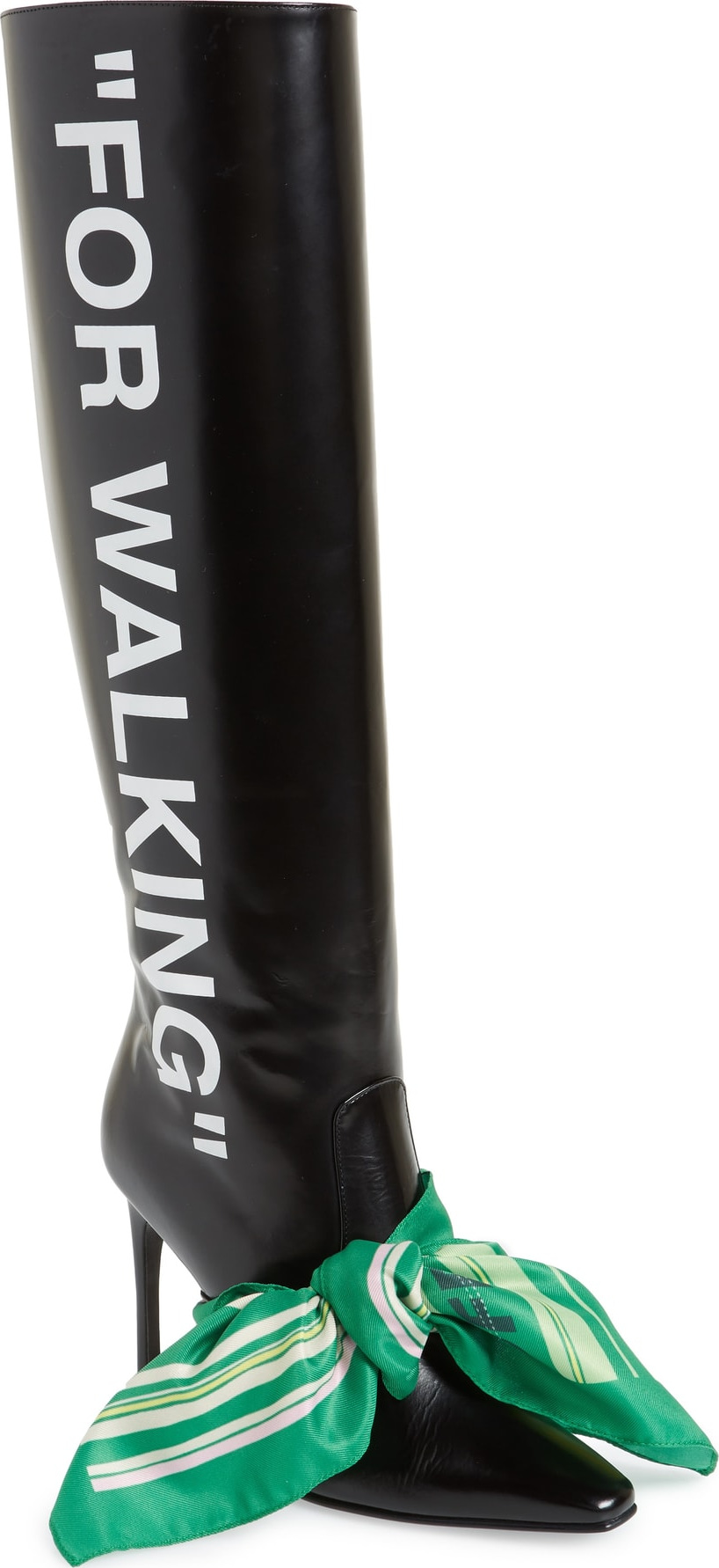 Off White Scarf Boot