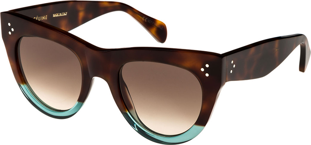 Celine Acetate Cat-Eye Sunglasses
