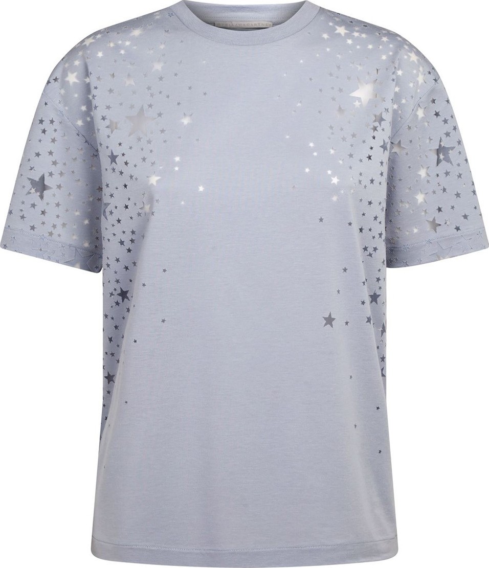 Stella McCartney Dream Blue Stars Devore T-Shirt