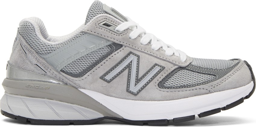 New Balance Grey US Made 990 V5 Sneakers