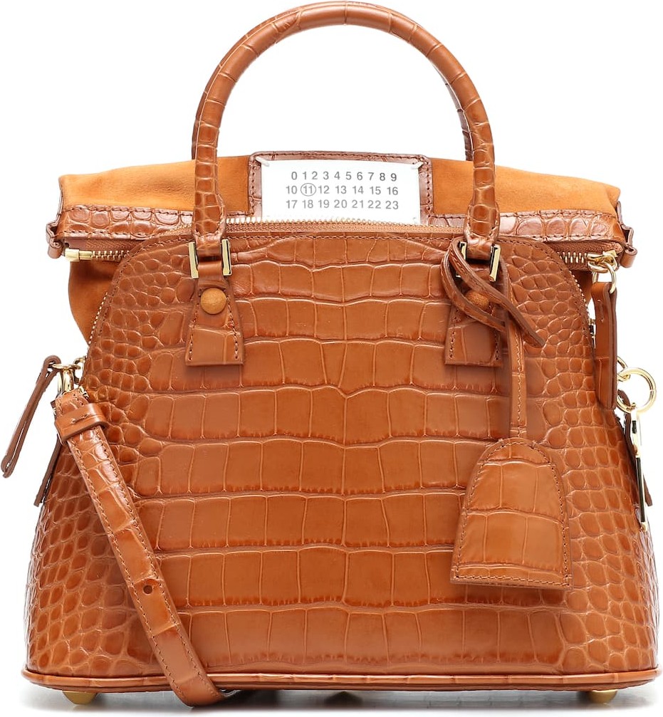 Maison Margiela 5AC Small croc-effect leather tote