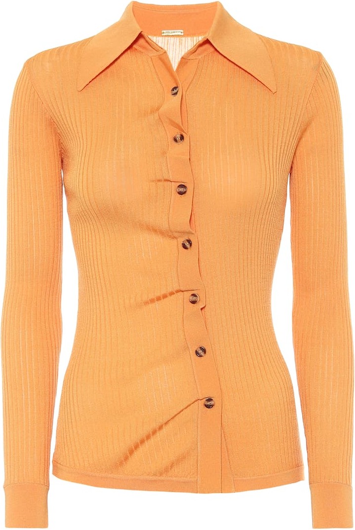 DODO BAR OR Rib-knit shirt