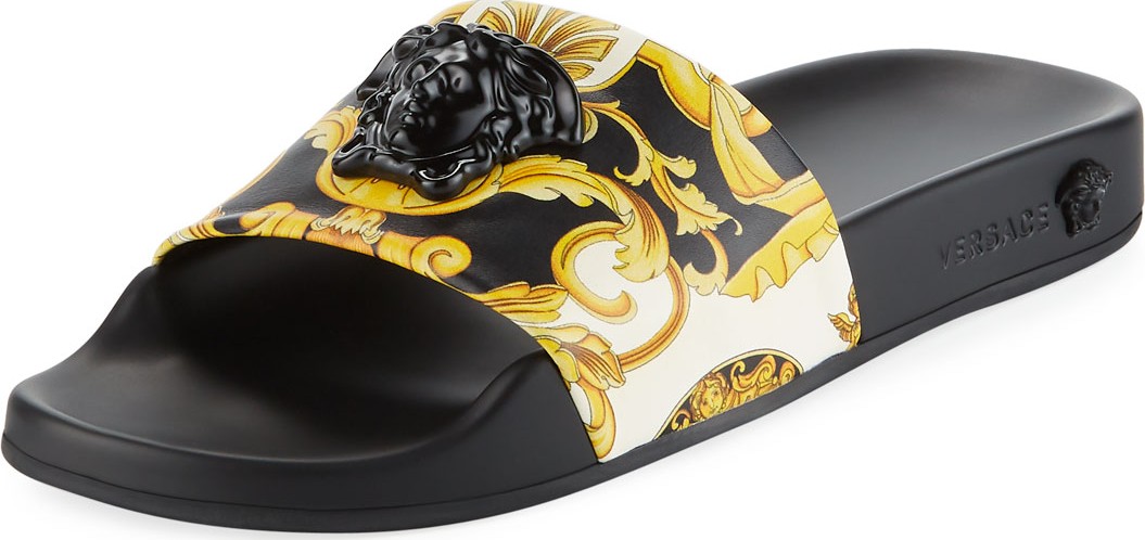 Versace Palazzo Medusa Pool Slide Sandals