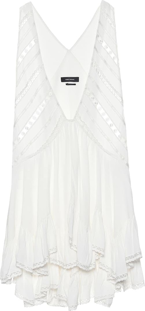 Isabel Marant Lacre crêpe minidress