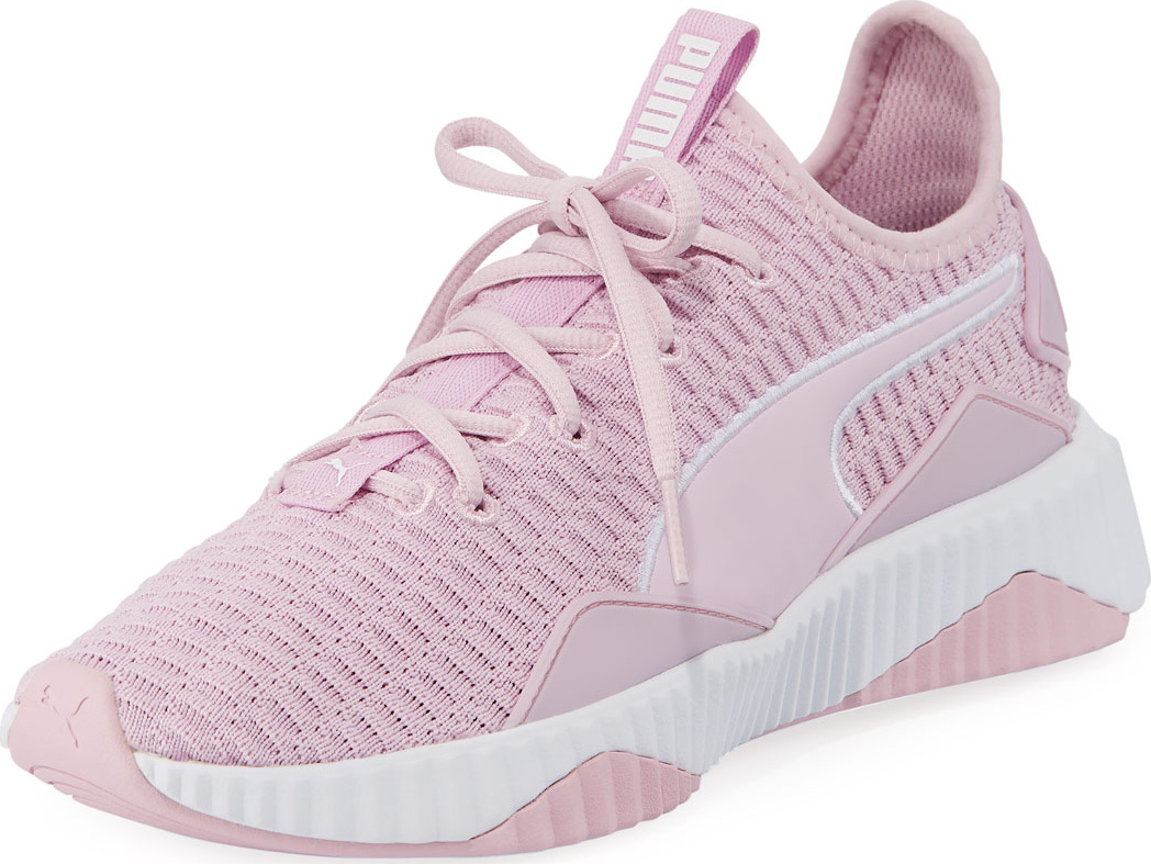 PUMA Defy Varsity Knit Platform Sneakers