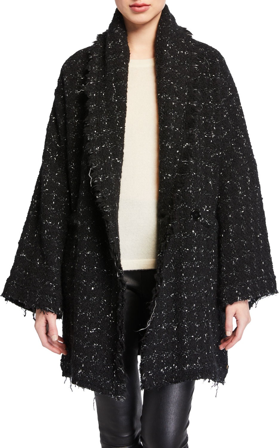 IRO Pelops Single-Breasted Tweed Coat