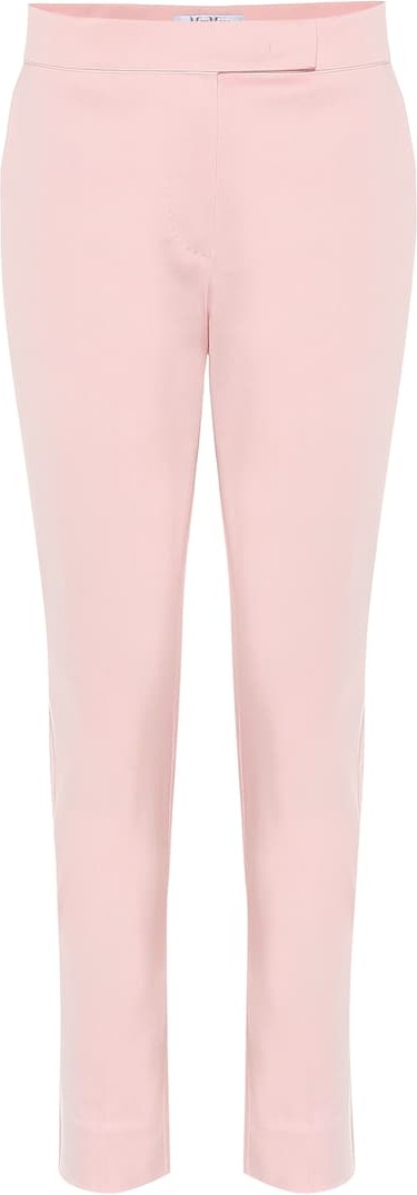 Max Mara Luana high-rise slim cotton pants