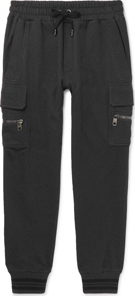 Dolce & Gabbana Tapered Loopback Cotton-Jersey Sweatpants