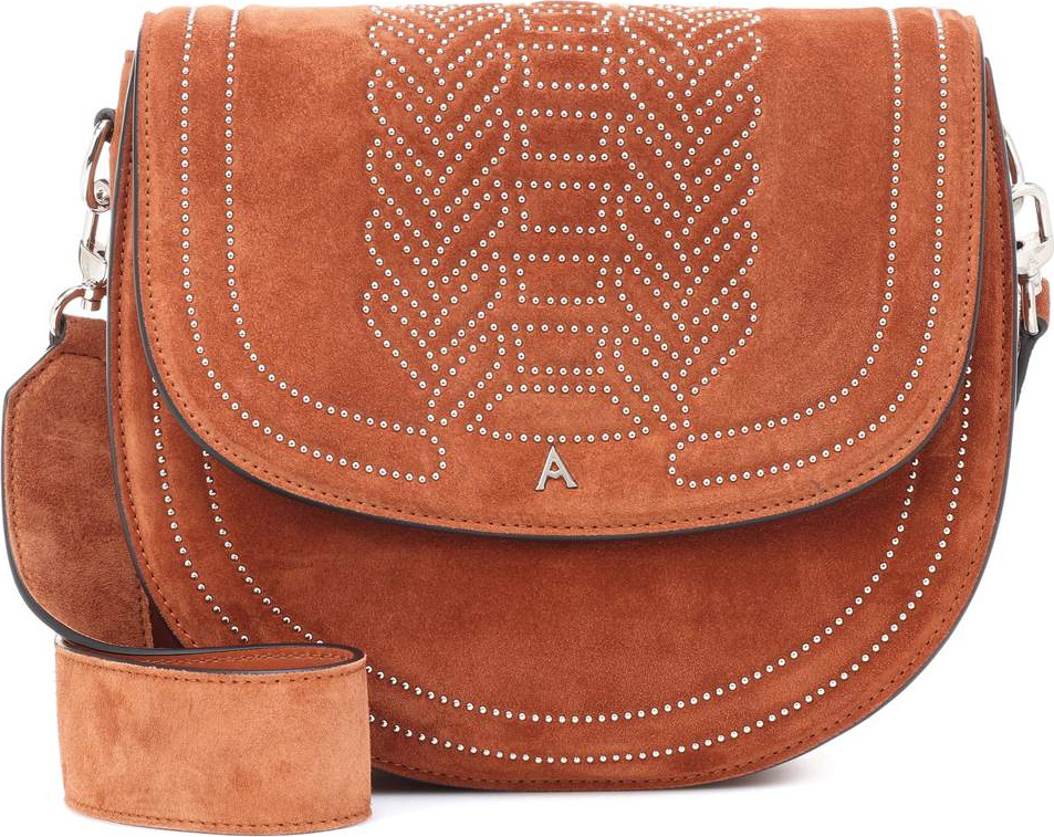 Altuzarra Ghianda Saddle suede shoulder bag