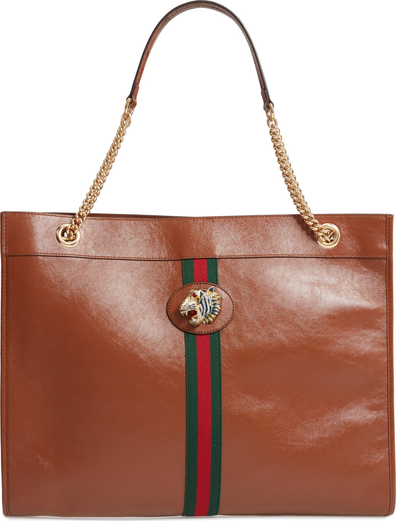 Gucci Large Linea Rajah Leather Tote