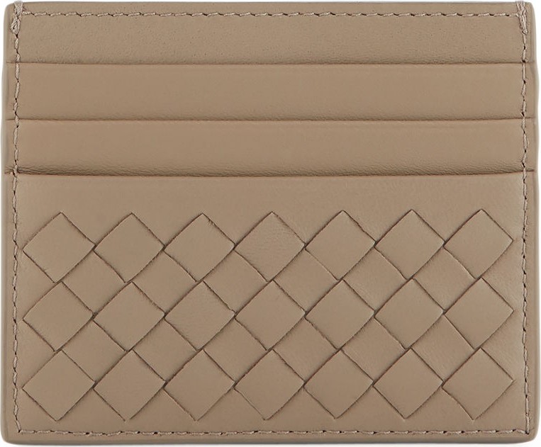 Bottega Veneta Woven Leather Credit Card Case