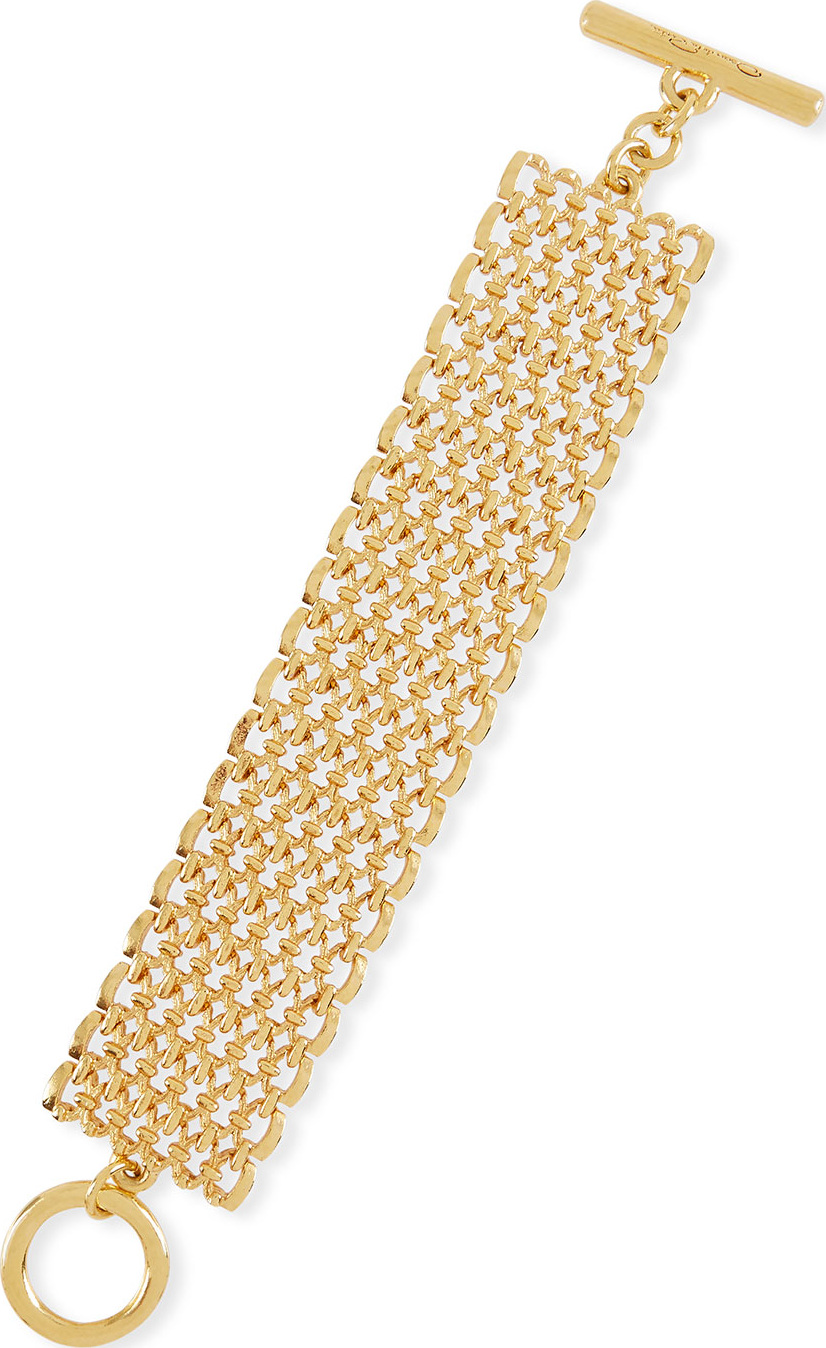 Oscar De La Renta Linked Chain Bracelet