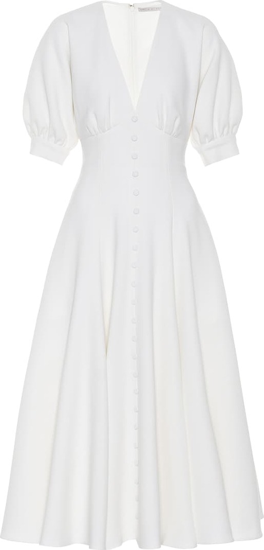 Emilia Wickstead Bria wool-crêpe midi dress