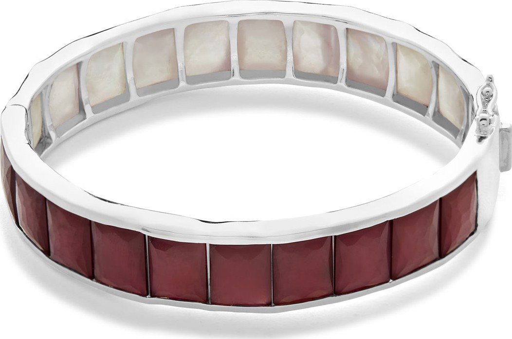 IPPOLITA 925 Rock Candy Wonderland Channel-Set Hinge Bracelet in Frost