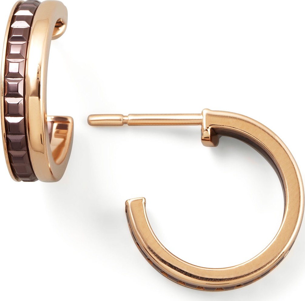 Boucheron Quatre Follies 18k Pink Earrings
