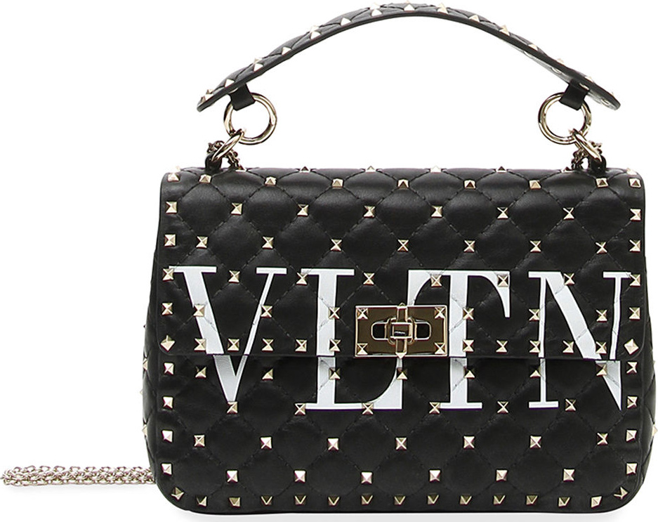 Valentino VLTN Spike.It Quilted Leather Shoulder Bag