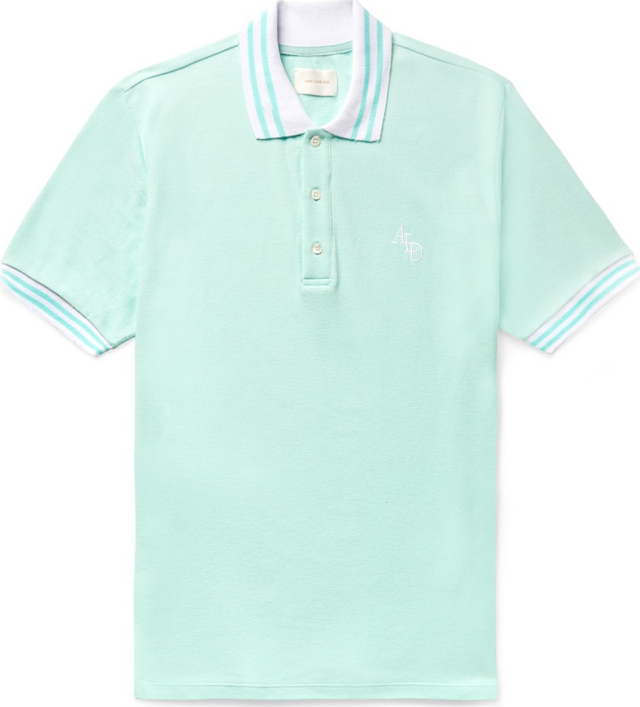 Aimé Leon Dore Logo-Embroidered Cotton-Piqué Polo Shirt