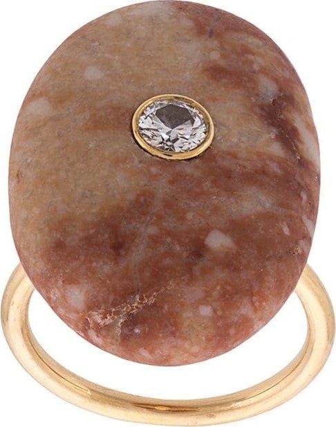 Cvc Stones Imperial topaz and diamond ring