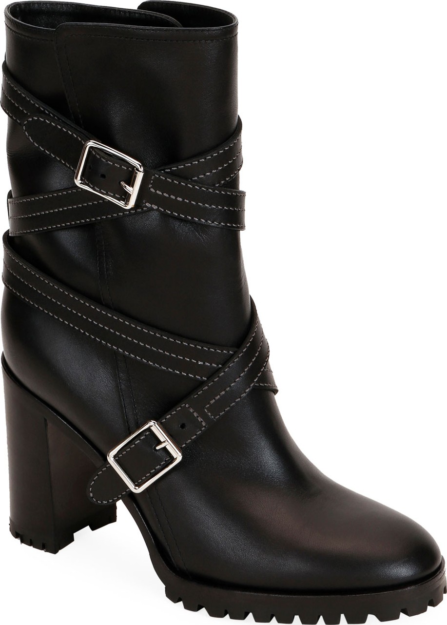 Gianvito Rossi Calf Leather Wrapped Boots