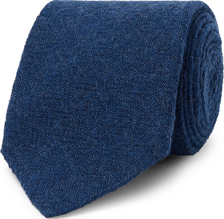 Lardini 8cm Wool-Flannel Tie