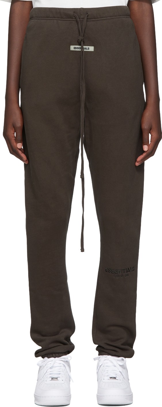 Essentials Khaki Fleece Lounge Pants