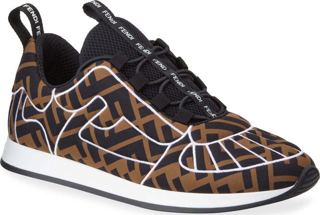 Fendi Freedom FF Stretch Sneakers
