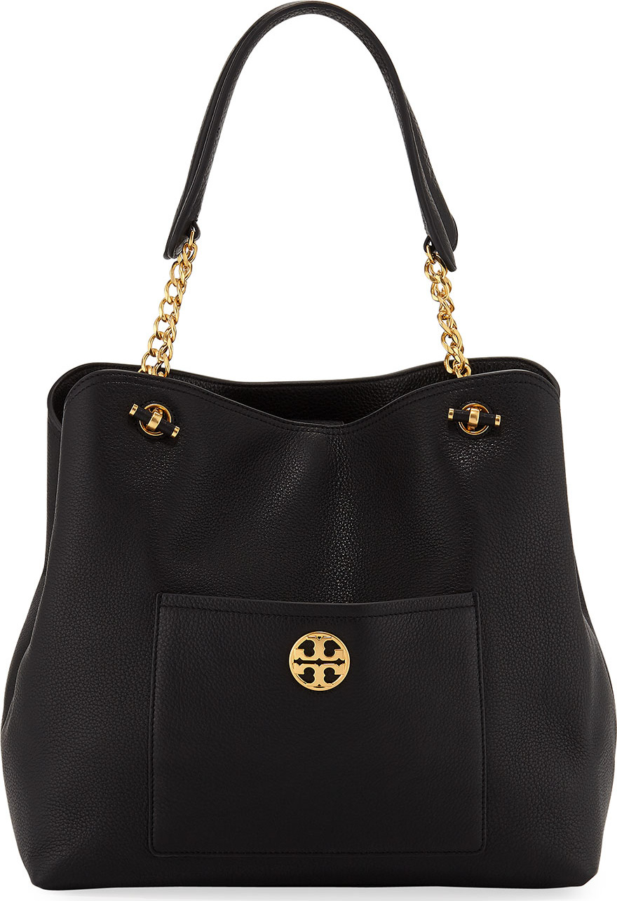 Tory Burch Chelsea Slouchy Leather Shoulder Tote Bag