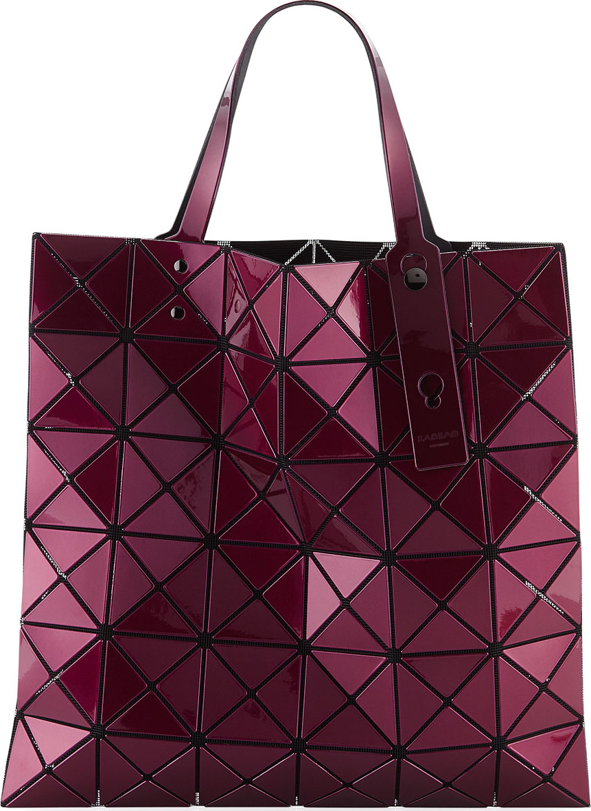 Bao Bao Issey Miyake Lucent Metallic Vinyl Tote Bag