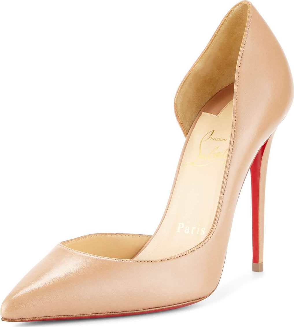 Christian Louboutin Iriza Half-d'Orsay 100mm Red Sole Pump