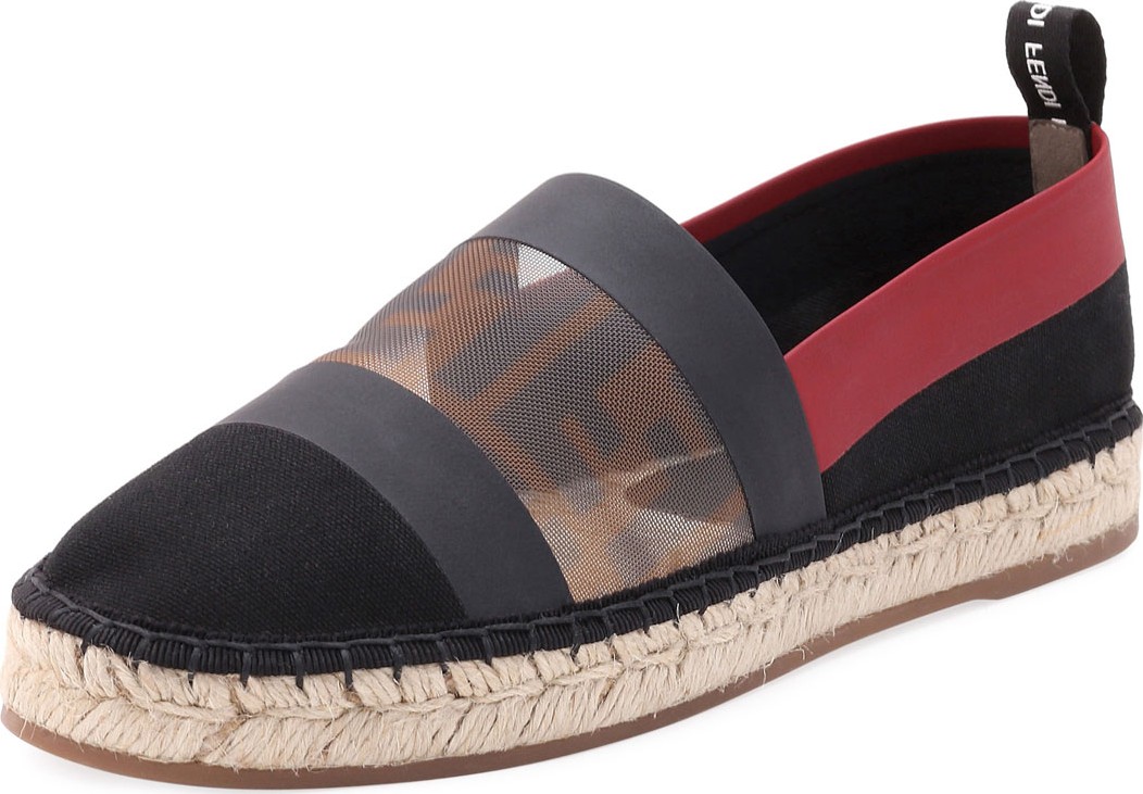 Fendi Colibri Mesh FF Espadrilles