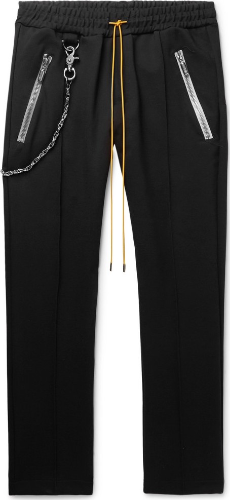 RHUDE Traxedo Tapered Tech-Jersey Drawstring Trousers