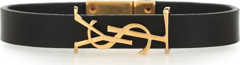 Saint Laurent Opyum leather bracelet