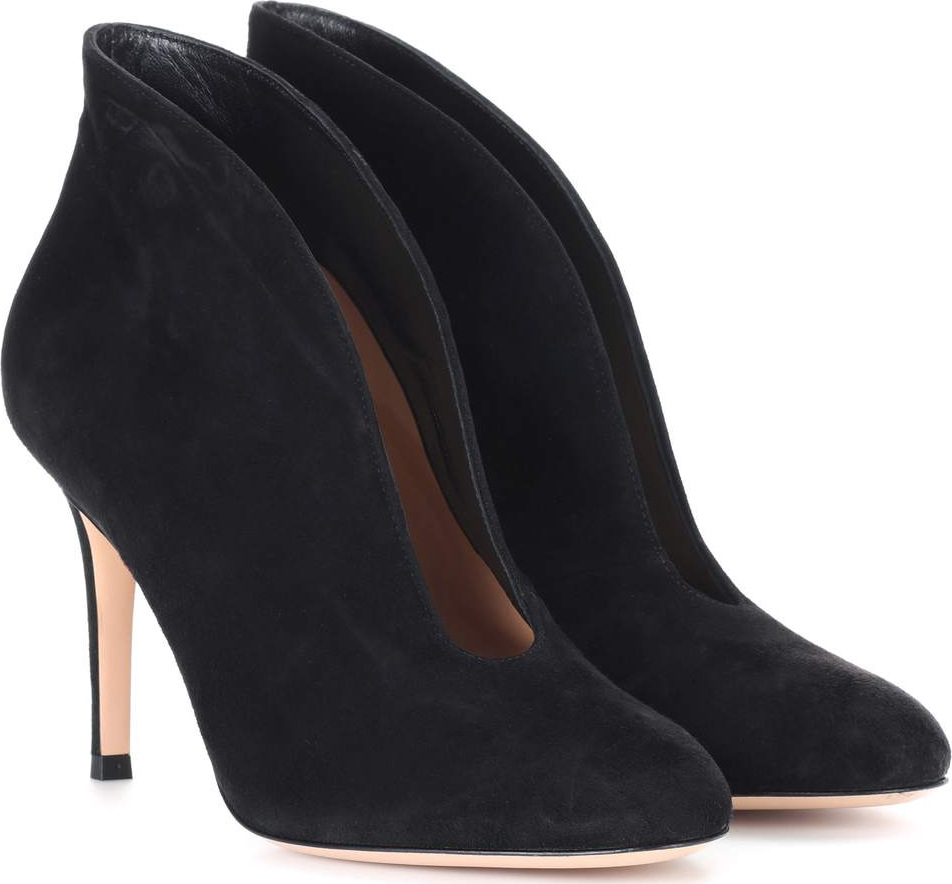 Gianvito Rossi Vamp 85 suede ankle boots