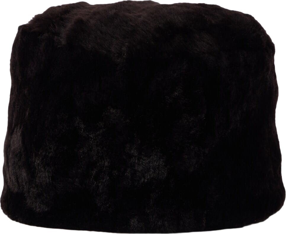 Totême - Shearling pillbox hat