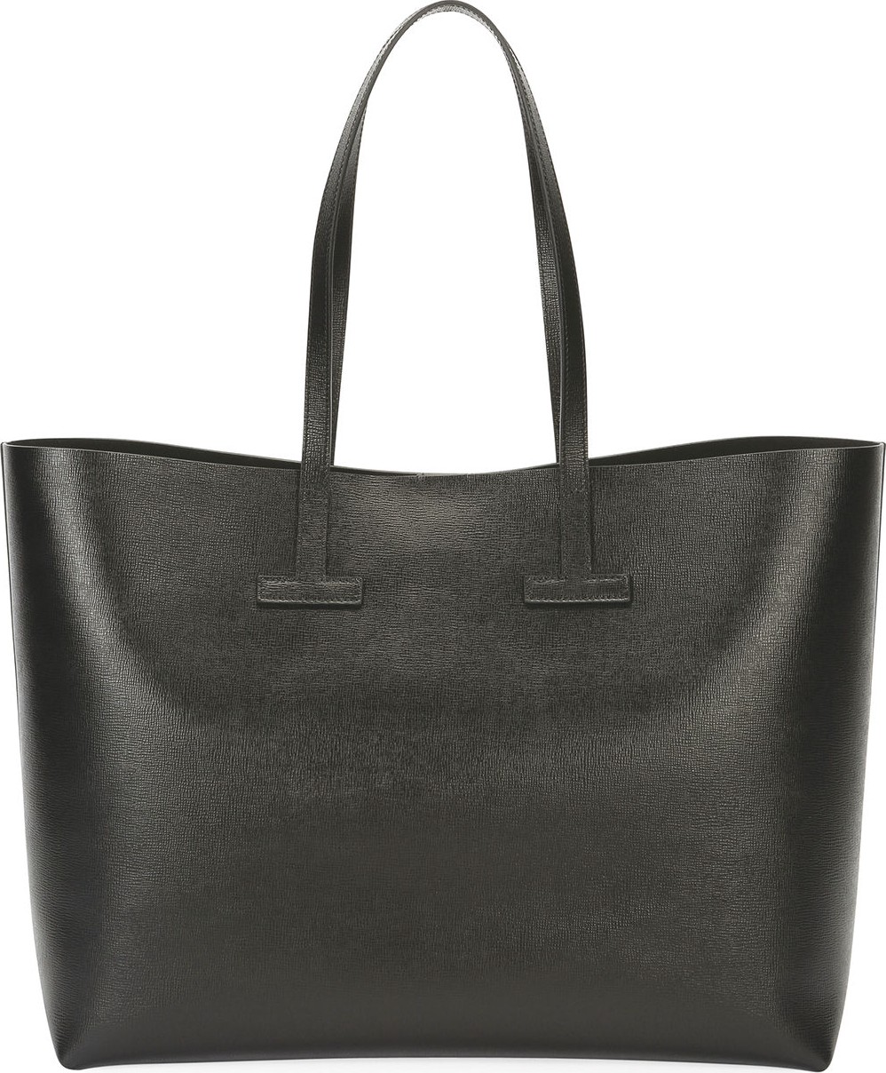 TOM FORD Saffiano Large Leather T Tote Bag