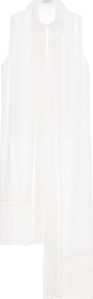 Givenchy Assymetrical silk blouse