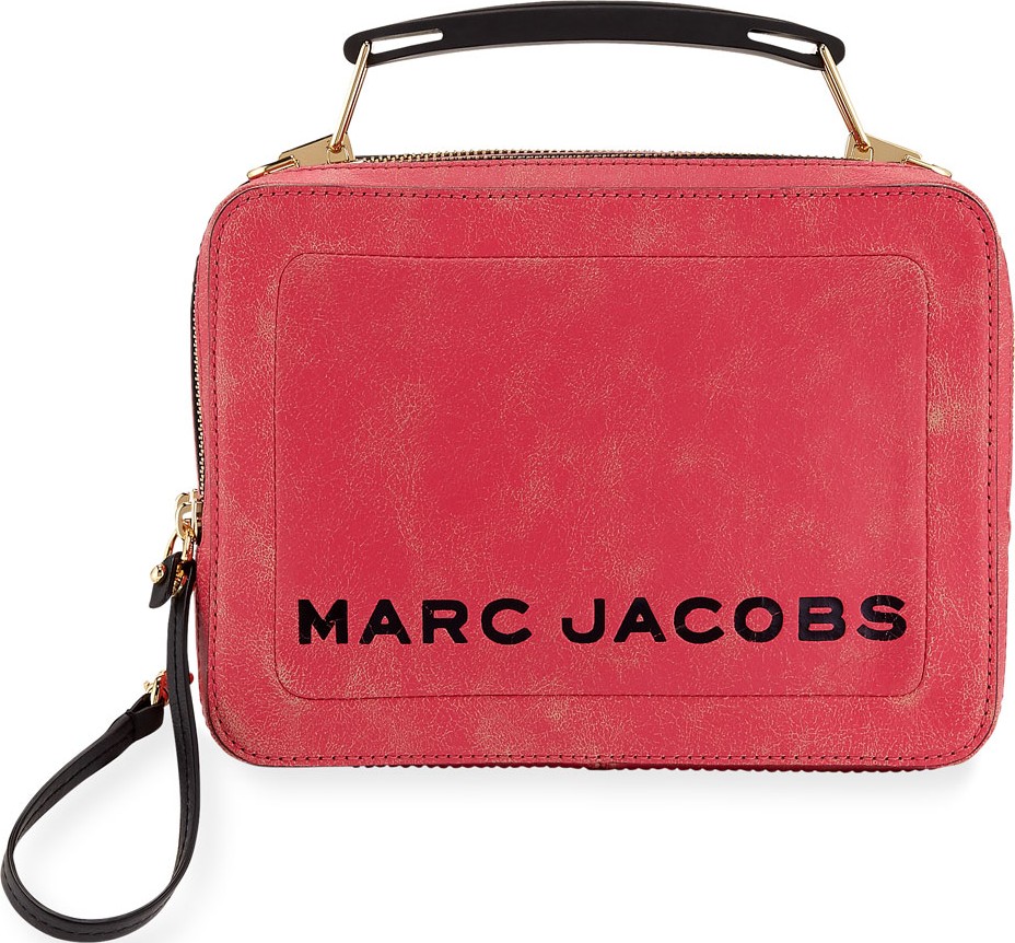 MARC JACOBS The Box Distressed Crossbody Bag