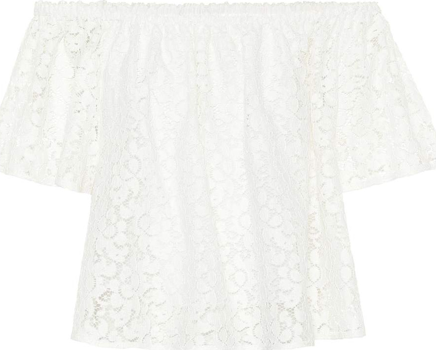 Stella McCartney Lace off-the-shoulder top