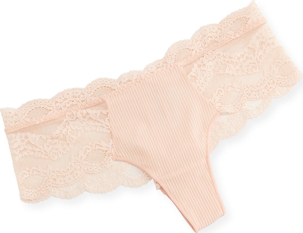 Maison Lejaby Insaisissable Lace-Trim Boy-Leg Briefs