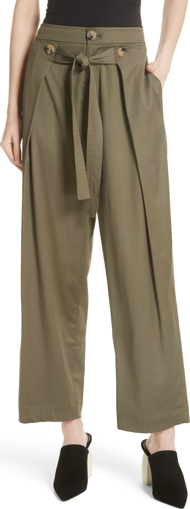 GREY Jason Wu Cotton Blend Twill Pants