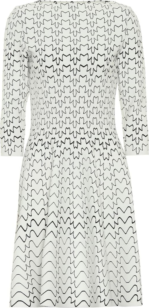 Alaïa Abstract jersey dress
