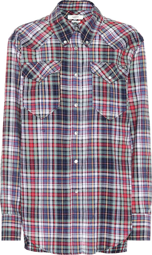 Isabel Marant Etoile Checked cotton shirt